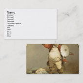 Falstaff with the Body of Hotspur, c.1786 (olie op Visitekaartje (Voorkant / Achterkant)