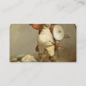 Falstaff with the Body of Hotspur, c.1786 (olie op Visitekaartje (Achterkant)