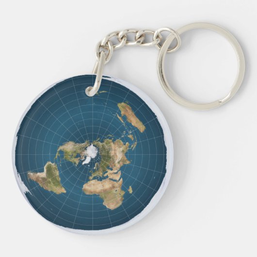 Falt Earth Sleutelhanger (Achterkant)