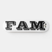 FAM-skateboard Persoonlijk Skateboard (Horizontaal)