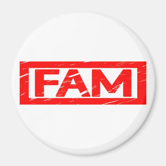 Fam Stamp Magneet (Voorkant)