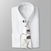 Famed Black and White Gateway Arch Design Stropdas (Gebonden)