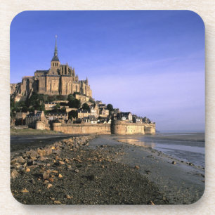 Fameus eilandfort Le Mont St. Michel in Onderzetter