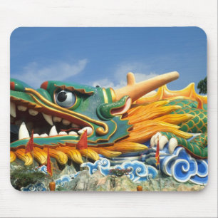Fameuze Draak bij Haw Par Villa in Singapore Azië Muismat