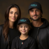 Famiglia (Familie) gepersonaliseerd geborduurd pet