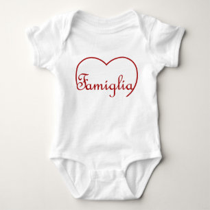 Famiglia Italiaans familielid Red Romper