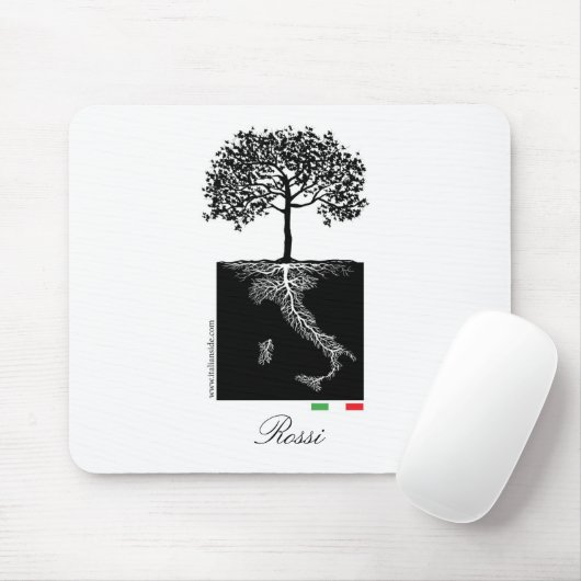 Famiglia Italiana Mousepad Muismat (Met muis)