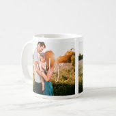 Famiily 2-Photo | Moderne kalligrafie Mok hart (Voorkant links)