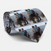 Famiily Photomerge, Famiily Photom... - Gepersonal Stropdas (Opgerold)