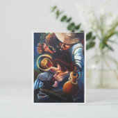 familia2amodern art latin briefkaart (Staand voorkant)