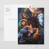familia2amodern art latin briefkaart (Voorkant / Achterkant)