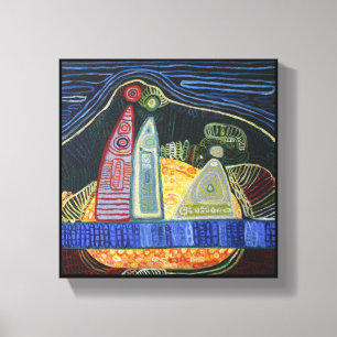 Familia Abstract Kunst Schilderen Wandkunst Canvas Afdruk