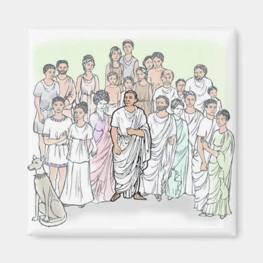 Familia Caecilii Magneet (Voorkant)