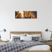 Familia de leones canvas afdruk (Insitu (Slaapkamer))