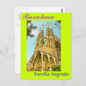 Familia Sagrada Briefkaart (Voorkant / Achterkant)