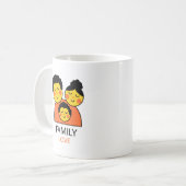 familiale liefde koffiemok (Voorkant links)