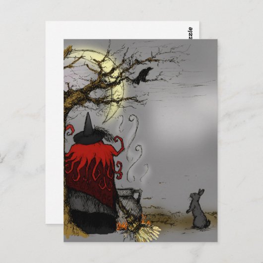 FAMILIAR HALLOWEEN BRIEFKAART (Voorkant / Achterkant)