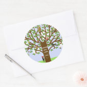 Familiar Reünie Ronde Sticker (Envelop)