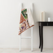 Familie 10 Foto Collage Terracotta Sherpa Deken (In situ)