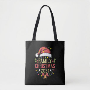 Familie 2024 Kerstmis Matching Outfits Team Santa Tote Bag