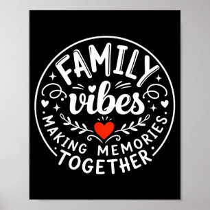 Familie 2026 sfeer vakantie het maken van herinner poster