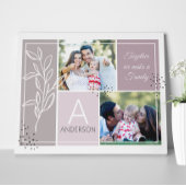 FAMILIE 2 het Manuscript Modern Quote van de Colla Canvas Afdruk