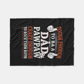 Familie 365... hard om pap te zijn... fleece deken (Voorkant (Horizontaal))