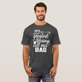 Familie 365 Mijn grootste zegeningen noemen me pap T-shirt (Voorkant volledig)