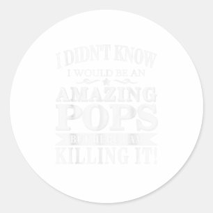 FAMILIE 365 Vaderdag Verbazingwekkende Poppen Mann Ronde Sticker