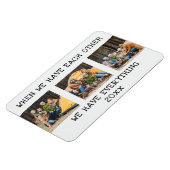 Familie 3 Foto collage als we elkaar hebben Magneet (Linkerzijde)