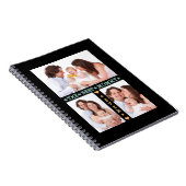 Familie 3 Foto Collage Best Mam Ever Moederdag Notitieboek (Rechterzijde)