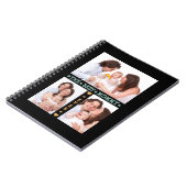 Familie 3 Foto Collage Best Mam Ever Moederdag Notitieboek (Linkerzijde)