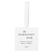 Familie 3 Foto Kerstmis Decoratie (Voorkant)