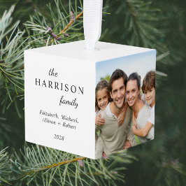 Familie 3 Foto Kerstmis Decoratie