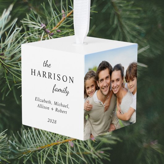 Familie 3 Foto Kerstmis Decoratie