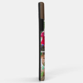 Familie 4 Fotocollage Chocolade Bruin Custom Case-Mate iPhone Case (Achterkant/rechts)