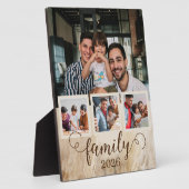 Familie 4 Fotocollage Twee vaders Fotoplaat (Zijkant)