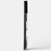 Familie 4 Fotocollage zwart gepersonaliseerd Case-Mate iPhone Case (Achterkant / Rechts)