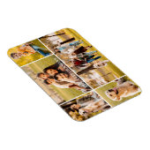 Familie 5 Fotocollage Naam Magneet (Rechterzijde)