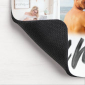 Familie 6 aangepast fotocollage raster muismat (Hoek)