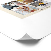 Familie 6 Foto Collage Tree Modern Merry Christmas Poster (Hoek)