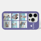 Familie 6 Foto Paars Case-Mate iPhone Case (Achterkant (horizontaal))