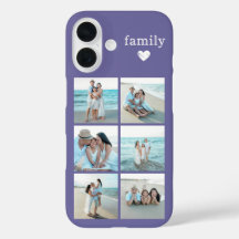 Familie 6 Foto Paars