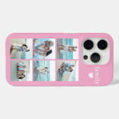 Familie 6 Foto Roze Case-Mate iPhone Case (Achterkant (horizontaal))