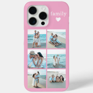 Familie 6 Foto Roze Hoes-Case-Mate iPhone Hoesje