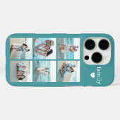 Familie 6 Foto Teal Case-Mate iPhone Case (Achterkant (horizontaal))