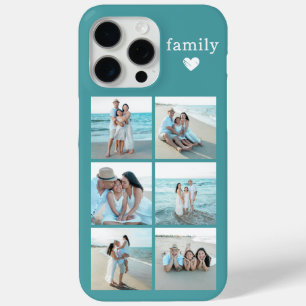 Familie 6 Foto Teal Hoes-Case-Mate iPhone Hoesje
