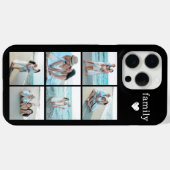 Familie 6 Foto Zwart Case-Mate iPhone Case (Achterkant (horizontaal))