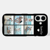 Familie 6 Foto Zwart Case-Mate iPhone Case (Achterkant (horizontaal))