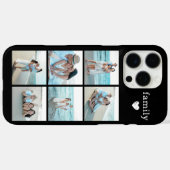 Familie 6 Foto Zwart Case-Mate iPhone Case (Achterkant (horizontaal))